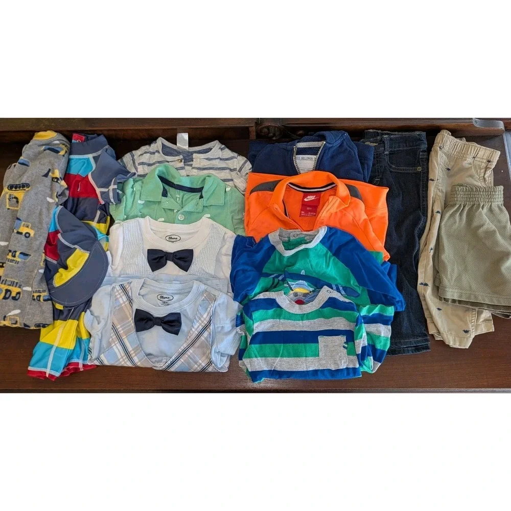 13 Boys 18 Months Mo Clothing Lot H&M Wrangler Nautica Nike Carters Pants Hoodie